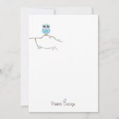 Bekanntgabe der Eule Ankündigung (Rückseite)