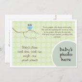 Bekanntgabe der Eule Ankündigung (Vorne/Hinten)