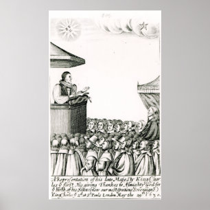 Bekanntgabe der Geburt von Charles I. Sohn Poster
