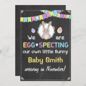 Bekanntgabe der Ostersonnigen Schwangerschaft Feiertagskarte (Vorne/Hinten)