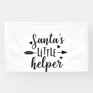 Bekanntgabe der Schwangerschaft von Santas kleinem Banner