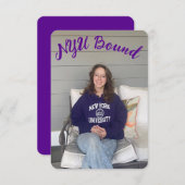 Bekanntgabe der Uni Begleitkarte (Vorne/Hinten)