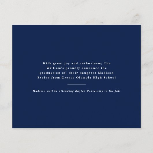 Bekanntgabe des Abschlusses "Budget Script Foto" (Rückseite)