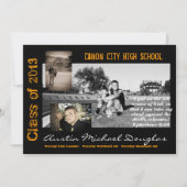 Bekanntgabe des Abschlusses Einladung (Vorderseite)