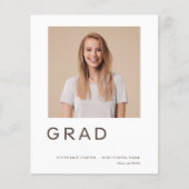 Bekanntgabe des Abschlusses Foto Budget (Vorderseite)