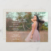 Bekanntgabe des Abschlusses "Wreathed Initials" Ankündigung (Vorne/Hinten)