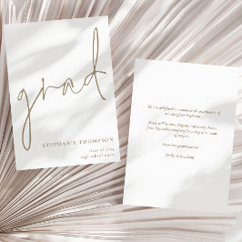 Bekanntgabe des Grand Gold Script Abschlusses Ankündigung