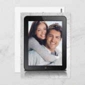 Bekanntgabe des Hochzeitdatums Postkarte (Vorne/Hinten)