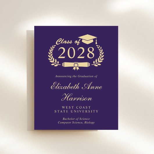 Bekanntgabe des Lila Gold Uni-Abschluß