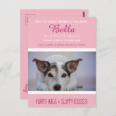 Bekanntgabe des neuen Mitglieds "New Pet" Postkarte (Vorne/Hinten)