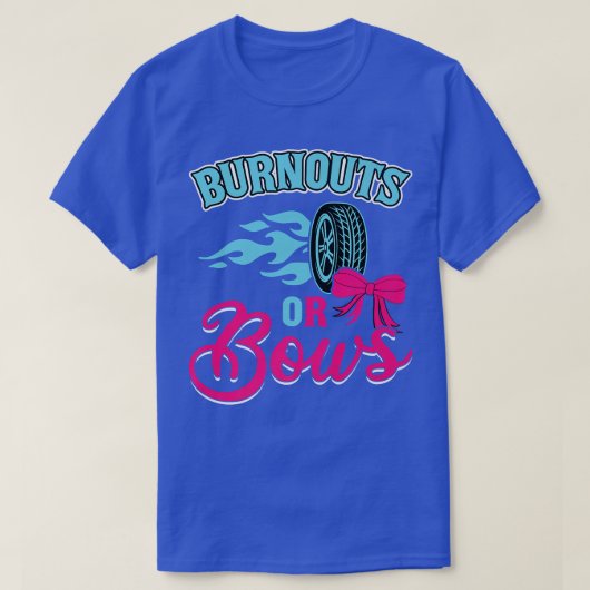 Bekanntgabe von Ausfällen oder Bows Gender Reveal  T-Shirt (Design vorne)