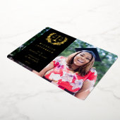 Bekanntgabe von Foil + Black Law School Abschluss Folieneinladung (Gedreht)