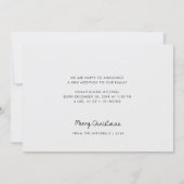 Bekanntgabe von Goldbriefen Ankündigung (Rückseite)