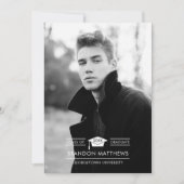 Bekanntgabe von Grad Cap Foto Abschluss Ankündigung (Vorderseite)