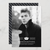 Bekanntgabe von Grad Cap Foto Abschluss Ankündigung (Vorne/Hinten)