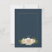 Bekanntgabe von-Rose Einladung (Rückseite)