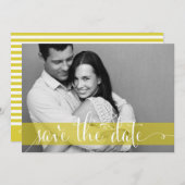 Bekanntgabe von Whimsical Save the Date Script Fot Einladung (Vorne/Hinten)