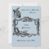 Bekanntgabe zur Geburt – Geburtskarte Einladung (Vorderseite)