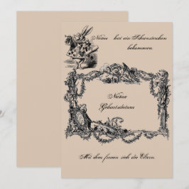 Bekanntgabe zur Geburt – Geburtskarte Einladung