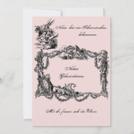 Bekanntgabe zur Geburt – Geburtskarte Einladung