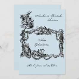 Bekanntgabe zur Geburt – Geburtskarte Einladung