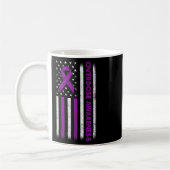 Bekanntheitsflagge Lila Multifunktionsleiste Erhol Kaffeetasse (Links)