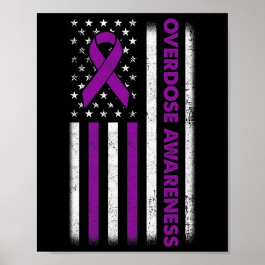 Bekanntheitsflagge Lila Multifunktionsleiste Erhol Poster (Vorne)