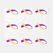 Bekanntheitsgrad (Blasenkrebs) Fleecedecke (Vorderseite (Horizontal))