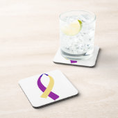 Bekanntheitsgrad (Blasenkrebs) Getränkeuntersetzer (Rechte Seite)