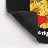 Bekanntheitsgrad der Gebärdensprache Sonnenblumen Mousepad (Ecke)