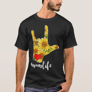 Bekanntheitsgrad der Gebärdensprache Sonnenblumen T-Shirt