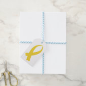 Bekanntheitsgrad (Gold) Geschenkanhänger (Mit Garn)