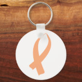 Bekanntheitsgrad (Peach) Schlüsselanhänger (Vorderseite)