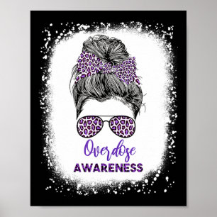 Bekanntheitskrieger Messy Hair Bun Lila Band 1 Poster