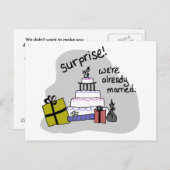 Bekanntmachung der Entwicklung Ankündigungspostkarte (Vorne/Hinten)