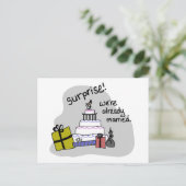 Bekanntmachung der Entwicklung Ankündigungspostkarte (Stehend Vorderseite)