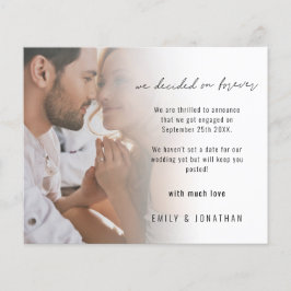 Bekanntmachung der Verlobung für Foto-Skripte