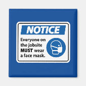 Bekanntmachung | Maske Magnet (Vorne)