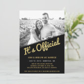 Bekanntmachung und Einladung des Empfangs (Stehend Vorderseite)