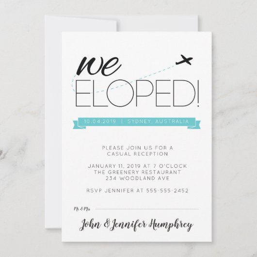 Bekanntmachung und Einladung des Empfangs (Vorderseite)