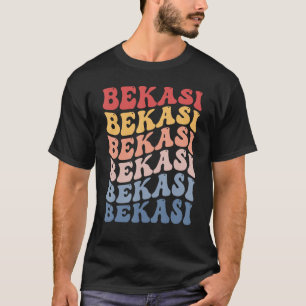 Bekasi City Groovy Retro T-Shirt