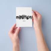 Bekasi Indonesia Skyline BW Flyer (Gruppe)