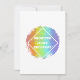 Bekennt sich zu meiner Erholung - NA Feiertagskarte