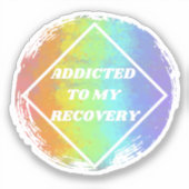 Bekennt sich zu meiner Erholung - NA Narcotics ano Aufkleber (Vorderseite)