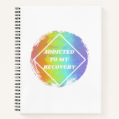 Bekennt sich zu meiner Erholung - NA Narcotics ano Notizblock (Vorderseite)