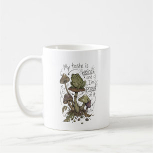 Bekenntnis schlechten Geschmacks – Lustiger Pilz-B Kaffeetasse