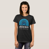 bekind Autismus-Bewusstsein Regenbogen T-Shirt (Vorne ganz)