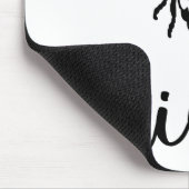 Bekind Black Mouse Pad Mousepad (Ecke)