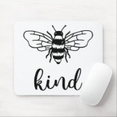 Bekind Black Mouse Pad Mousepad (Mit Mouse)