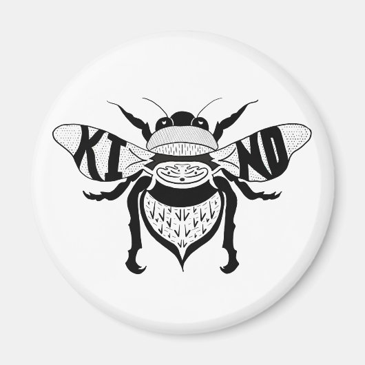 BeKind Circle Kühlschrank Magnet (Vorne)